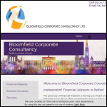 Screen shot of the P. & C. Bloomfield Ltd website.