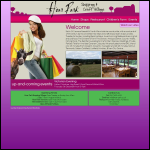 Screen shot of the Hoar Park Tearooms & Restaurant Ltd website.