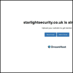 Screen shot of the Starlight Security Solutions website.