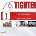 Screen shot of the Tighten-Up Ltd website.