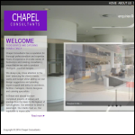 Screen shot of the Chapel Foodservice Consultants website.
