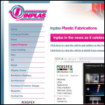 Screen shot of the Inplas Fabrications Ltd website.