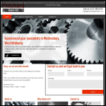 Screen shot of the Pritchard Gears Ltd website.