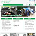 Screen shot of the Apple Rochester Gears website.