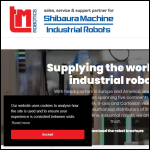 Screen shot of the TM Robotics (Europe) Ltd website.