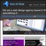 Screen shot of the Box of Blue Ltd website.