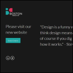 Screen shot of the Boston Graphics Ltd website.