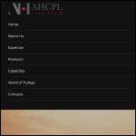 Screen shot of the Active Viii Ltd website.