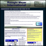 Screen shot of the Razaghi Meyer International website.