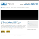 Screen shot of the Selvin Fluid Power Ltd website.