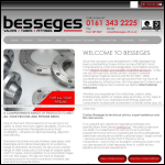 Screen shot of the Besseges Valves Tubes & Fittings Ltd website.
