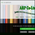 Screen shot of the ARP Co Ltd website.