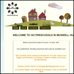 Screen shot of the 345 Preschools Ltd website.