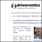 Screen shot of the Drivernetics Ltd website.