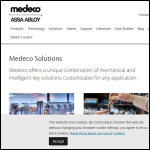 Screen shot of the Medenco Ltd website.