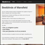 Screen shot of the Bestblinds Ltd website.