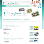 Screen shot of the Fferyllwyr Llyn Cyf website.