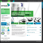 Screen shot of the EMSAS Ltd website.