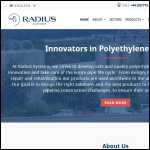 Screen shot of the Radius Systems Ltd website.
