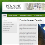 Screen shot of the Pennine Pursuits Ltd website.