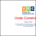 Screen shot of the Energie Corporation Ltd website.