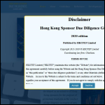 Screen shot of the Due Diligence Reports Ltd website.