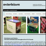 Screen shot of the Entents Ltd website.