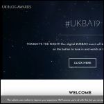 Screen shot of the Uk Awards Ltd website.