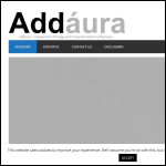 Screen shot of the Addaura Ltd website.
