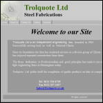 Screen shot of the Trolquote Ltd website.