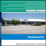 Screen shot of the Cibin UK Ltd website.