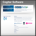 Screen shot of the Cogitar Software Ltd website.