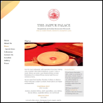 Screen shot of the Jaipur Tandoori Restaurant Ltd website.