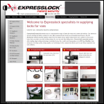 Screen shot of the Expresslock (Europe) Ltd website.