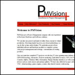 Screen shot of the PMVision website.