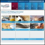 Screen shot of the Bm Construction Services Ltd website.