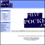 Screen shot of the Phatpocket Ltd website.