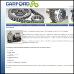 Screen shot of the Carford Transmissions Ltd website.