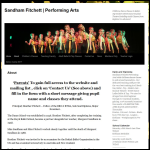 Screen shot of the Sandham Fitchett School of Dancing Ltd website.