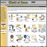 Screen shot of the World of Brass website.
