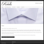 Screen shot of the Reids Dry Cleaners Ltd website.
