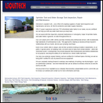 Screen shot of the Liquitech Ltd website.