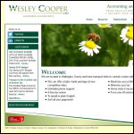 Screen shot of the Wesley Accountancy Services Ltd website.