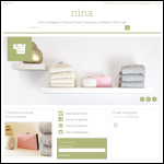 Screen shot of the Nina (UK) Ltd website.