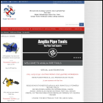 Screen shot of the Anglia Pipe Tools Ltd website.
