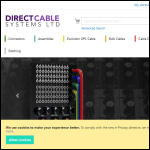 Screen shot of the Direct Cable Systems Ltd website.