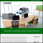 Screen shot of the Dorset Office Furniture Co Ltd website.