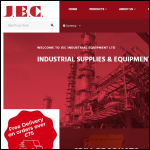 Screen shot of the JEC Industrial Equipment Ltd website.