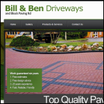Screen shot of the Bill & Ben Driveways & Landscapes Ltd website.