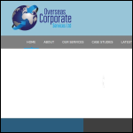 Screen shot of the Overseas Corporate Services Ltd website.